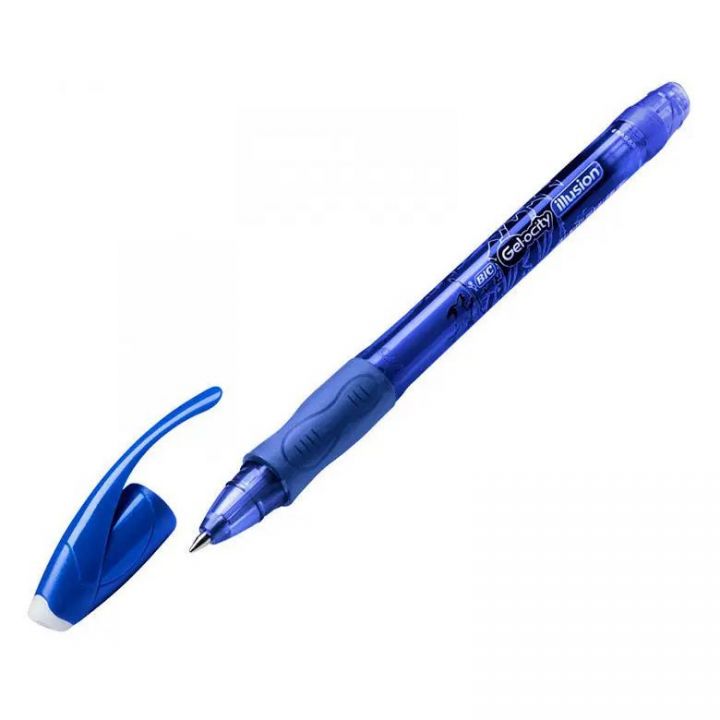 Ручка гелевая BIC Gel-Ocity Illusion синяя 0.7 мм (943440)