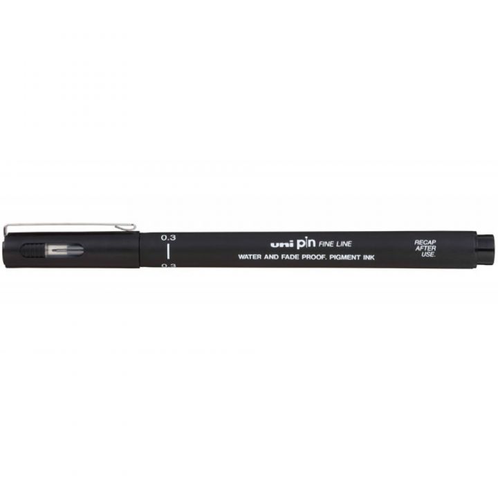 Ручка лайнер Uni Pin Fine Linе черная 0.3 мм (PIN03-200.Black)