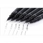 Ручка лайнер Uni Pin Fine Linе черная 0.1 мм (PIN01-200.Black)