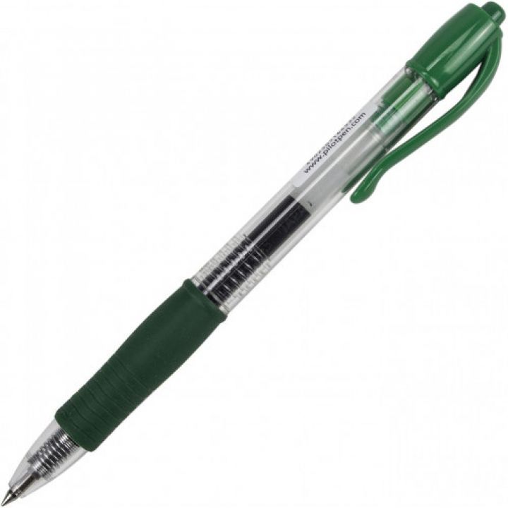 Ручка гелевая Pilot G2 зеленый 0.5 мм (BL-G2-5-G)
