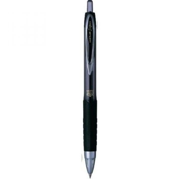 Ручка гелевая Uni Signo автоматическая черный 0.7 мм (UMN-207.Black)