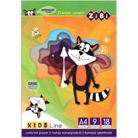 Набор цветной бумаги A4