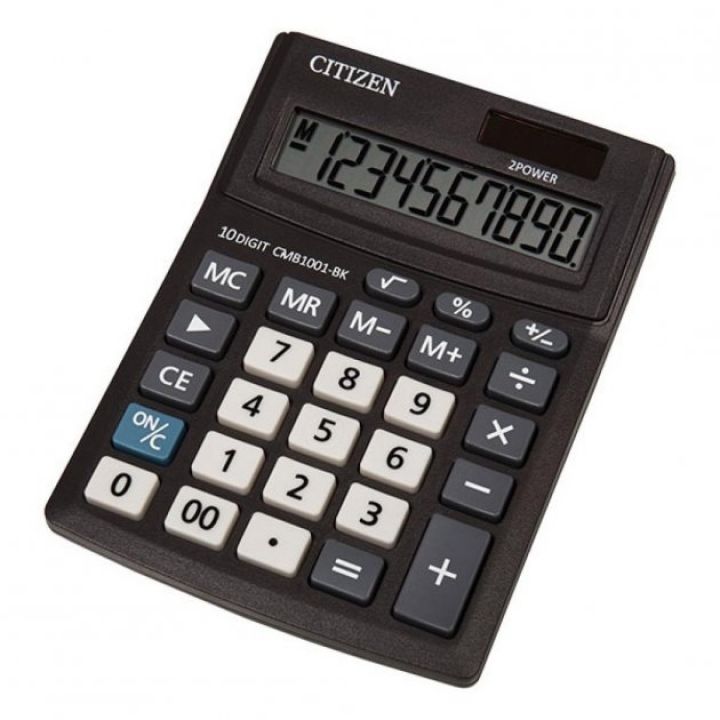 Калькулятор электронный Citizen 10-разрядный 103 х 138 х 24 мм (CMB1001-BK)
