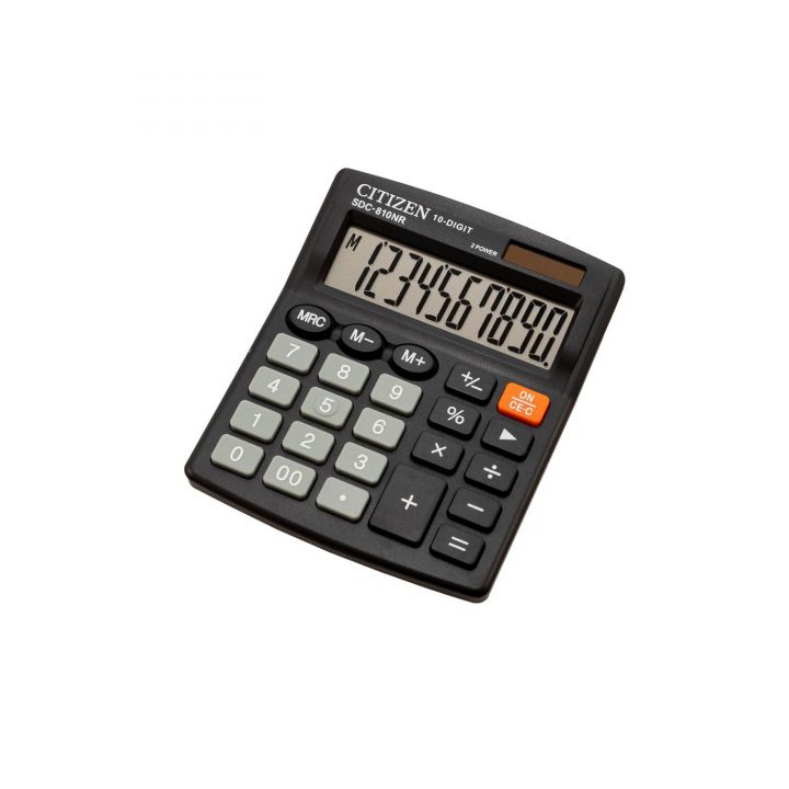 Калькулятор электронный Citizen 10-разрядный 124 х 102 х 25 мм (SDC-810NR)