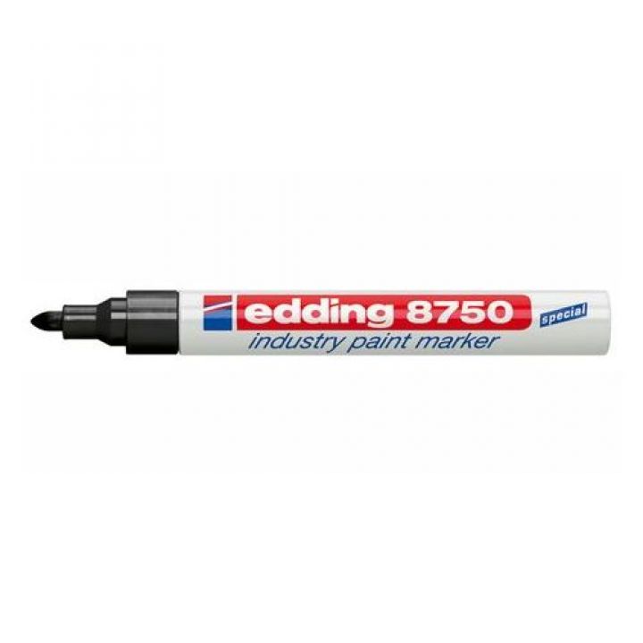 Маркер Edding 8750 промышленный черный 2-4 мм (4-8750001)