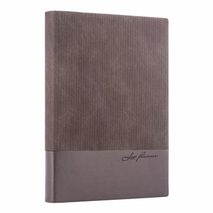 Ежедневник недатированный Leo Planner Velvet А5 352 листов серый (252032)