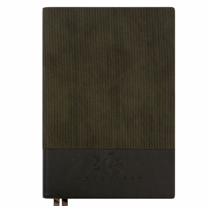 Ежедневник полудатированный Leo Planner Velvet А5 352 листов зеленый (252349)