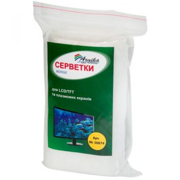 Cалфетки влажные для LCD/TFT и плазменных мониторов