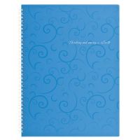 Зошит на пружині А4 Barocco клітина пластикова обкладинка