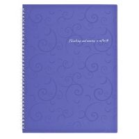 Зошит на пружині А4 Barocco клітина пластикова обкладинка