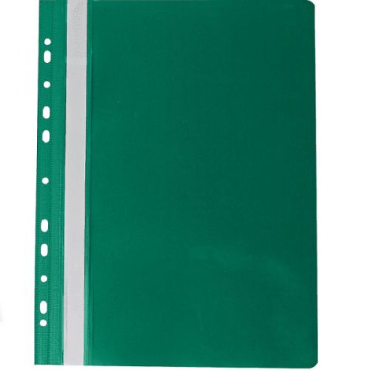 Скоросшиватель пластиковый с перфорацией А4 Buromax зеленый (BM.3331-04)