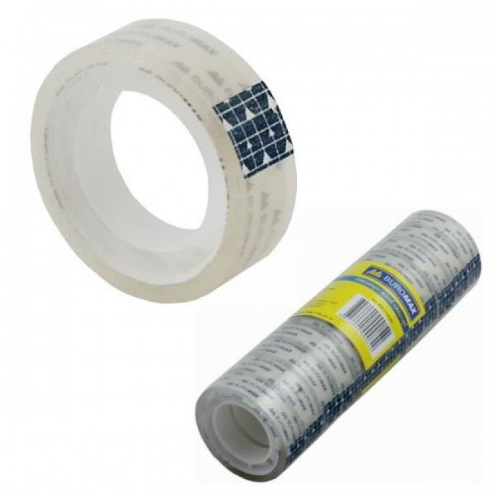 Скотч канцелярский 18 мм х 20 м Buromax 1 шт (BM.7150-01)