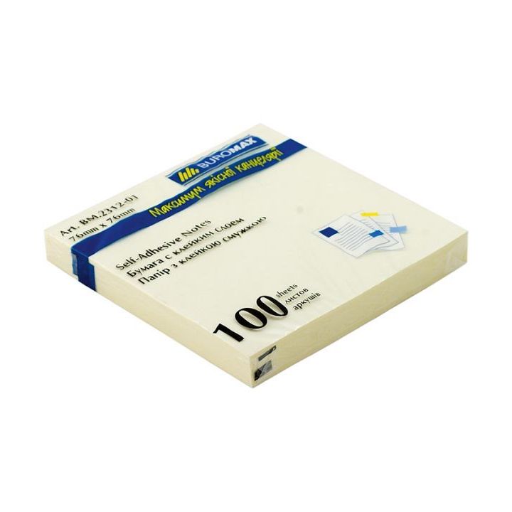 Блок бумаги для заметок 76 х 76 мм Buromax (BM.2312-99)