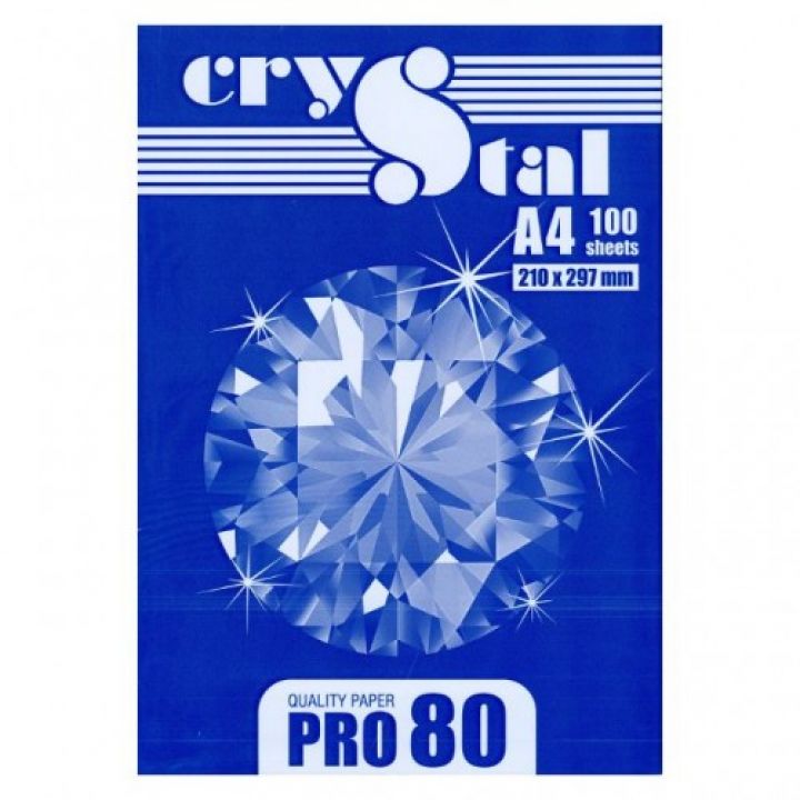 Бумага офисная А4 на 100 листов Crystal (01251129)
