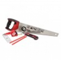 Набор инструмента столярный 6шт (ножовка, нож, карандаши, рулетка, угольник)