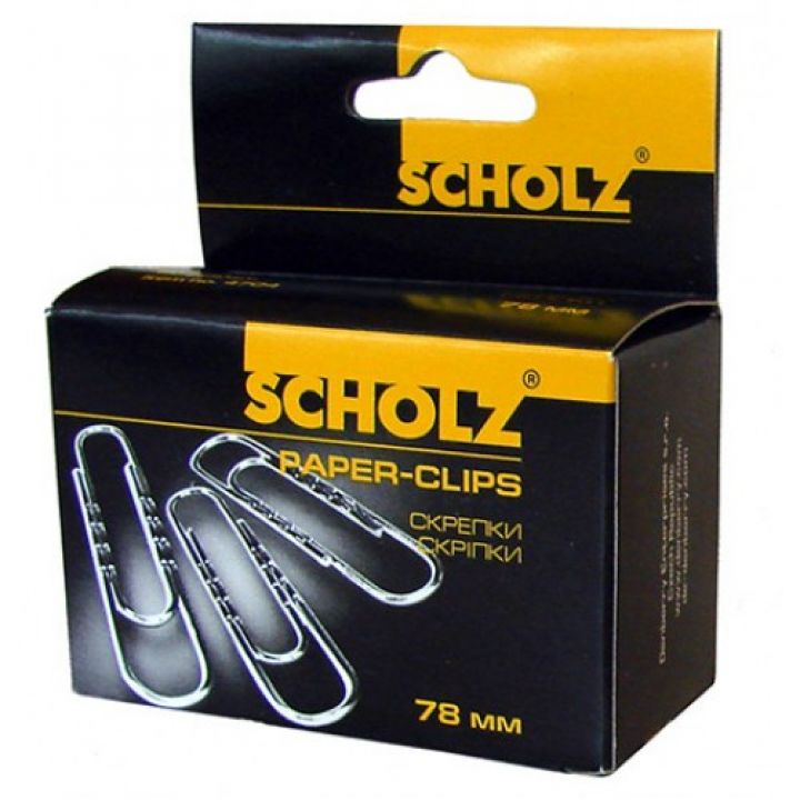 Скрепки Scholz прямые с волной 78 мм 50 шт (4704)