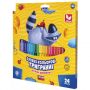 Карандаши цветные трехгранные с точилкой Школярик 24 цвета 24 шт (312110003-UA)