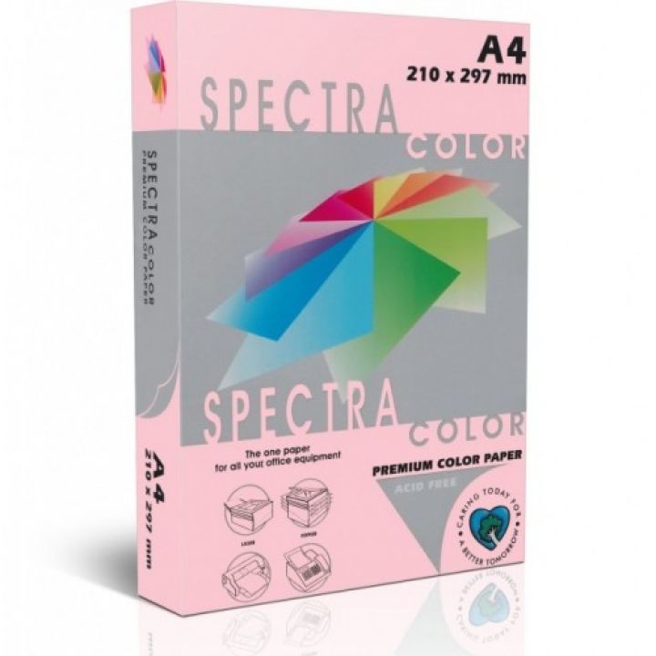 Бумага Sinar Spectra А4 80 г/м2 500 листов розовый (140)