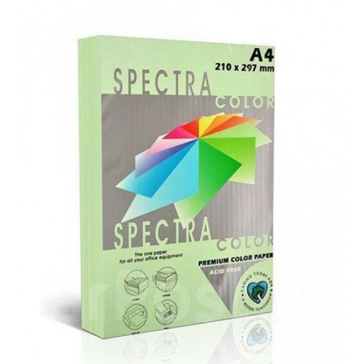Бумага Sinar Spectra А4 80 г/м2 500 листов зеленый (230)