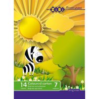 Картон кольоровий А4