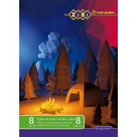 Картон кольоровий двосторонній А4