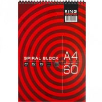 Блокнот А4 спіраль зверху